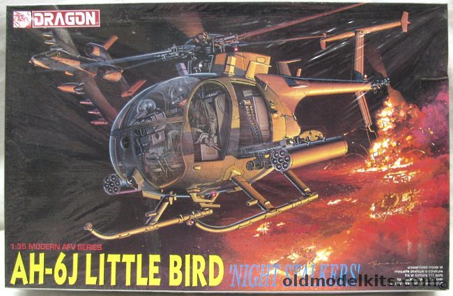 DML 1/35 AH-6J Little Bird 'Night Stalkers' - (Hughes 500), 3527 plastic model kit